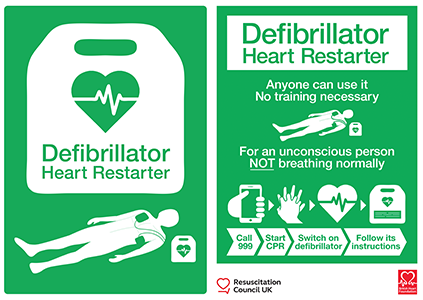 UK AED Signs